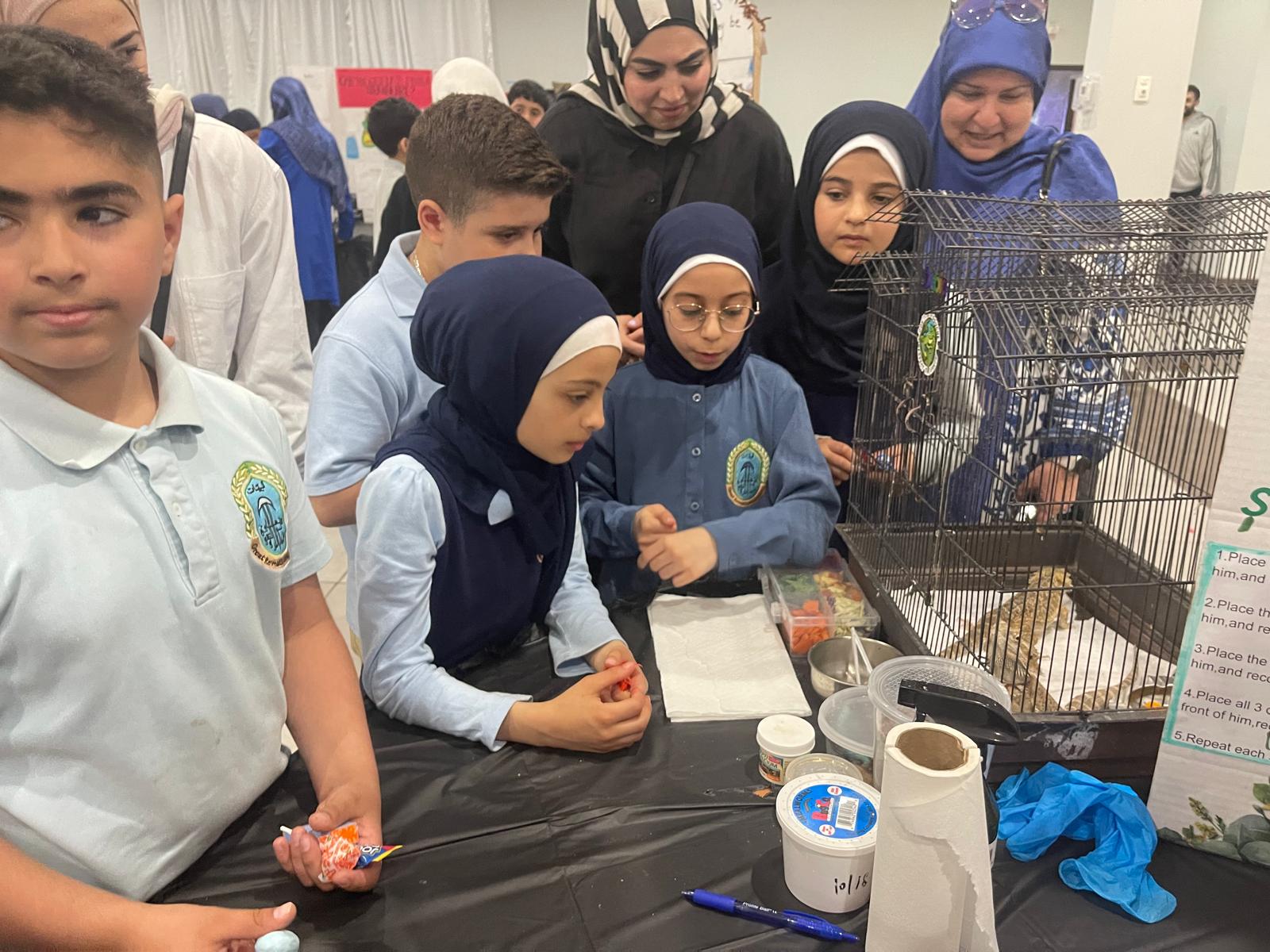 A Group of Diverse Students Smiling and Interacting at a School Event.